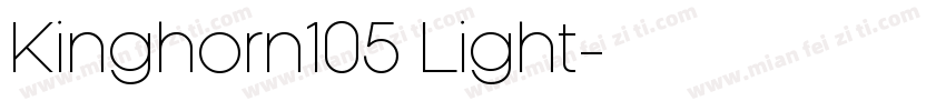 Kinghorn105 Light字体转换